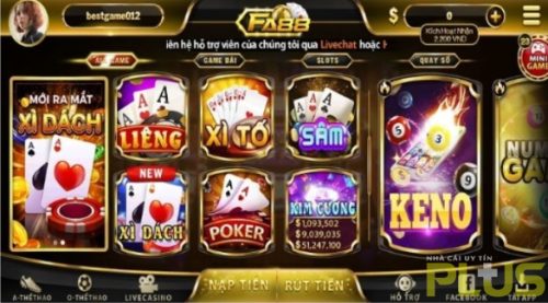 TOP Cổng Game Chơi Mậu Binh Đổi Thưởng Uy Tín Nhất Hiện Nay 5 cổng game FA88 Club