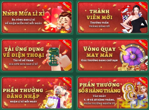 NN88 8 Khuyến mãi cực nhiều